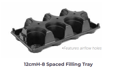 12cmH-8 Spaced Fill tray